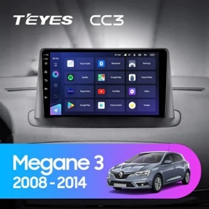 Navigatie Auto Teyes CC3 360° Renault Megane 3 2008-2014 6+128GB 9" QLED Octa-core 1.8Ghz, Android 4G Bluetooth 5.1 DSP - Img 2