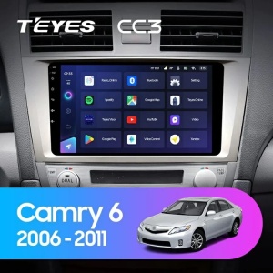 Navigatie Auto Teyes CC3 360° Toyota Camry 6 2006-2011 6+128GB 9" QLED Octa-core 1.8Ghz, Android 4G Bluetooth 5.1 DSP - Img 2