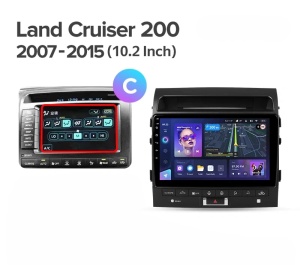 Navigatie Auto Teyes CC3 360° Toyota Land Cruiser 11 J200 2007-2015 6+128GB 10.2" QLED Octa-core 1.8Ghz, Android 4G Bluetooth 5.1 DSP - Img 10