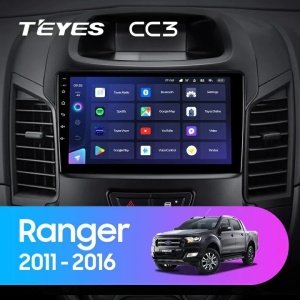 Navigatie Auto Teyes CC3 Ford Ranger 3 2011-2018 4+32GB 9" QLED Octa-core 1.8Ghz Android 4G Bluetooth 5.1 DSP - Img 2