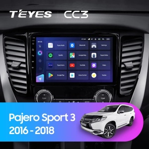 Navigatie Auto Teyes CC3L WiFi Mitsubishi Pajero Sport 3 2016-2018 2+32GB 9" IPS Quad-core 1.3Ghz, Android Bluetooth 5.1 DSP - Img 2