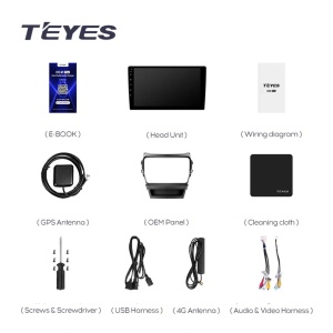 Navigatie Auto Teyes CC4 Hyundai Santa Fe 3 2013-2018 6+128GB 9.5" QLED Octa-core 2.7Ghz, Android 4G Bluetooth 5.1 DSP - Img 7