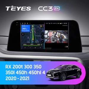 Navigatie Auto Teyes CC4 Lexus RX 2015-2022 8+128GB 10.36" QLED Octa-core 2.7Ghz, Android 4G Bluetooth 5.1 DSP - Img 2