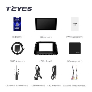 Navigatie Auto Teyes CC4 Mazda 6 2012-2017 6+64GB 9.5" QLED Octa-core 2.7Ghz, Android 4G Bluetooth 5.1 DSP - Img 2