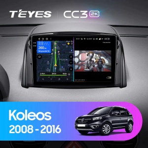 Navigatie Auto Teyes CC4 Renault Koleos 2008 - 2016 6+64GB 9.5" QLED Octa-core 2.7Ghz, Android 4G Bluetooth 5.1 DSP