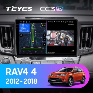 Navigatie Auto Teyes CC4 Toyota RAV4 XA40 2012-2018 8+128GB 10.36" QLED Octa-core 2.7Ghz, Android 4G Bluetooth 5.1 DSP - Img 2