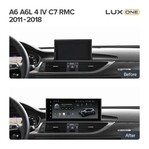 Navigatie Auto Teyes Lux One Audi A6 C7 2012-2018 6+128GB 12.3" IPS Octa-Core 2.0 GHz Android 4G DSP Bluetooth 5.1 - Img 3