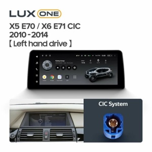 Navigatie auto Teyes Lux One BMW X6 E71 2010-2014 CIC 6+128GB 12.3” IPS Octa-Core 2.0 GHz Android 4G DSP Bluetooth 5.1 - Img 2