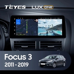 Navigatie Auto Teyes Lux One Ford Focus 3 2010-2018 4+32GB 12.3" IPS Octa-core 2Ghz, Android 4G Bluetooth 5.1 DSP - Img 2
