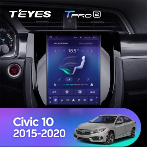 Navigatie Auto Teyes Tip Tesla TPRO 2 Honda Civic 10 2015-2020 4+64GB 9.7" QLED Octa-core 1.8Ghz, Android 4G Bluetooth 5.1 DSP - Img 4