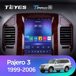 Navigatie Auto Teyes Tip Tesla TPRO 2 Mitsubishi Pajero 3 V70 V60 1999-2006 4+64GB 9.7" QLED Octa-core 1.8Ghz, Android 4G Bluetooth 5.1 DSP - Img 4