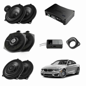 Pachet sistem audio Plug&Play Audison dedicat BMW K4E K4E + Amplificator AP 8.9bit 520W + Conectica dedicata