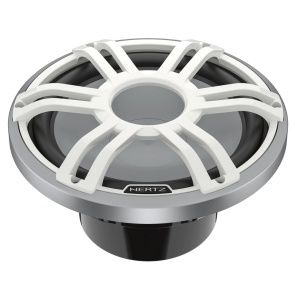 Subwoofer Marine Hertz HMS 12 S4-LD-G / SW, Negru / Alb, 300mm, 500W RMS 4Ω - Img 2