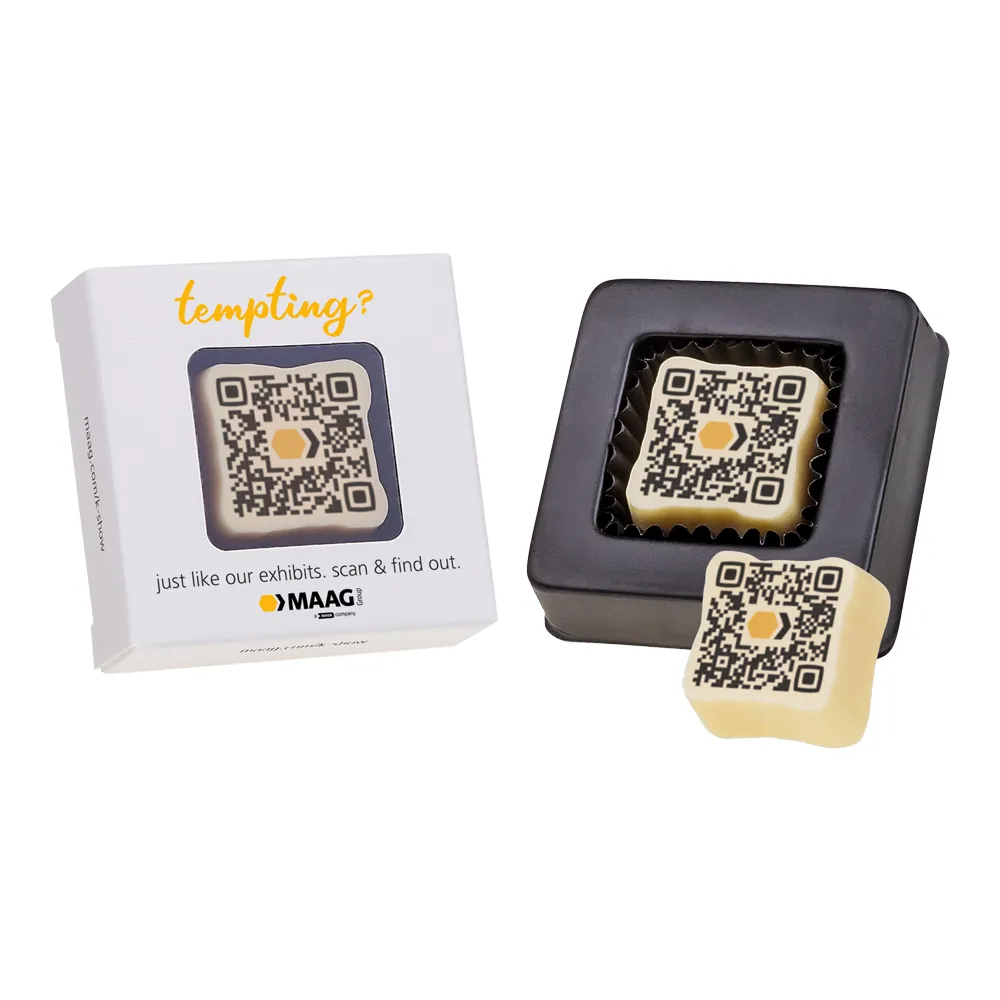 Cutie cu fereastră Oxide One cu sticker personalizat corporate