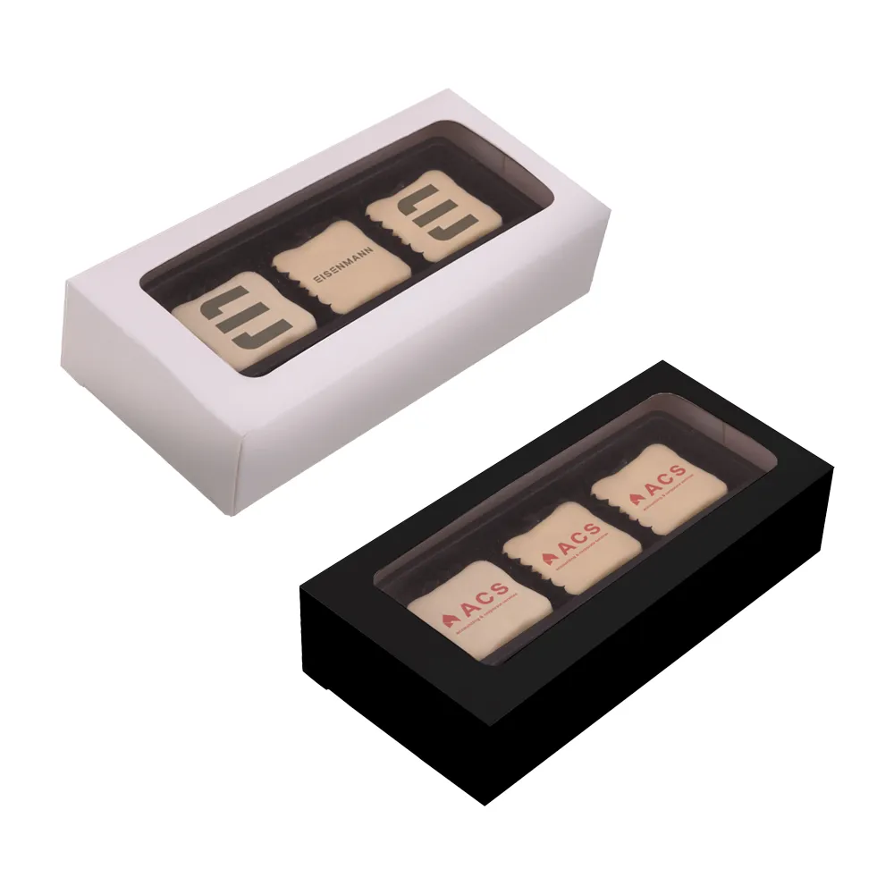 Praline belgiene premium personalizate cu logo prin tehnologie alimentara