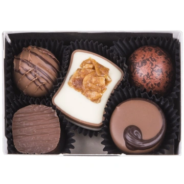 10 praline din ciocolata premium ambalate cu tematica de Halloween