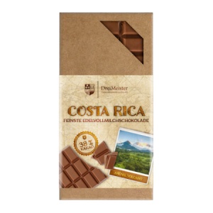 Ciocolată cu Lapte Single Origin Costa Rica 38% (100g)
