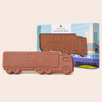 Figurina din ciocolata in forma de camion