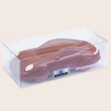 Figurina din ciocolata in forma de masina Porsche