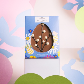 HAPPY EASTER EGG WITH WILLOW TWIGS - Img 3