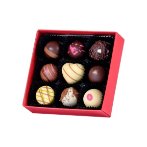 Praline Belgiene Artizanale - Red Pleasure 9 - Img 3
