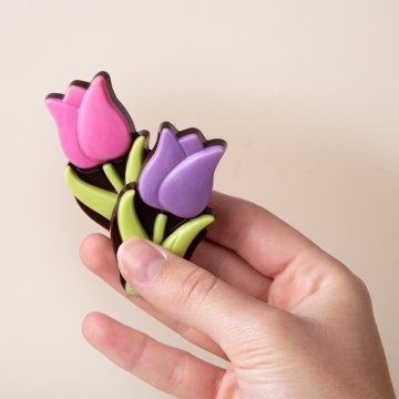 Ciocolată în formă de lalele ChocoBouquette - 3 Tulips - Img 2