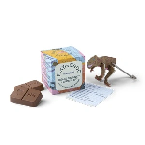 Ciocolată vegană cu jucărie - Colecția Dinozauri