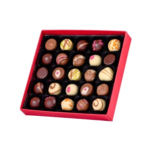 Praline Belgiene Artizanale - Red Pleasure 25 - Img 3
