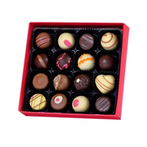 Praline Belgiene Artizanale - Red Pleasure 16 - Img 3