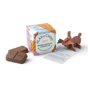 Colecție Cadou cu Jucărie "ToyChoc Box" - Colecția Iepurași (2x10g)