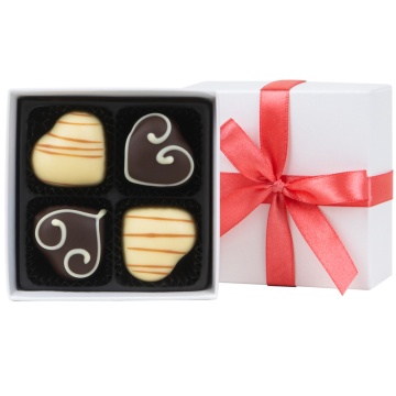 Cutie cu praline din ciocolată Pastel Quadro