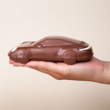 Figurina din ciocolata in forma de masina Porsche 911