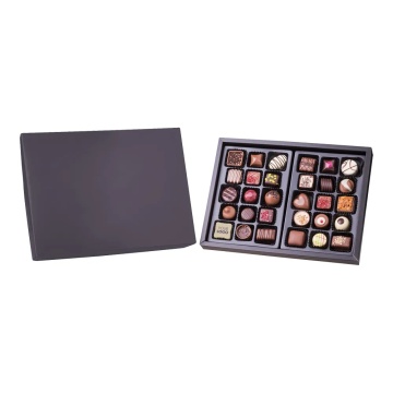 Cutie cu 30 praline belgiene personalizabila cu grafica individuala