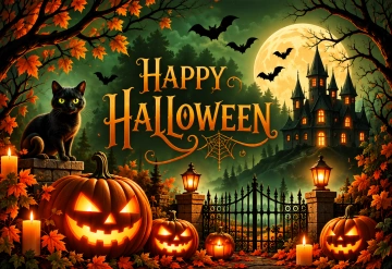 Cadou Halloween cu 8 praline belgiene premium