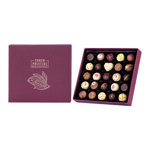 Praline Belgiene Artizanale - Colecția Burgundy Dream 25