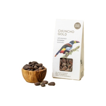 Boabe de Cacao Prăjite Organice - Chuncho Peru (100g)