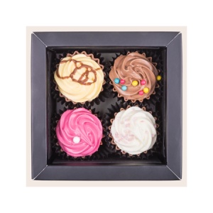 Colecție Premium "Chocolate Cupcakes" - White Christmas (4 buc) - Img 2