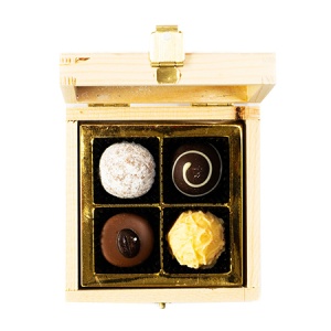 Cutie de lemn cu praline belgiene Xquisite 4 - Img 2