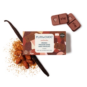 Ciocolată Neagră Vegană Organică - Colecție JUSTChoc (30g/60g/100g) - Img 3