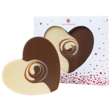 Tabletă din ciocolată ChocolateHeart Duet