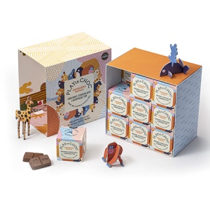 Colecție Cadou cu Jucărie "ToyChoc Box" - Animale Sălbatice (2x10g) - Img 2