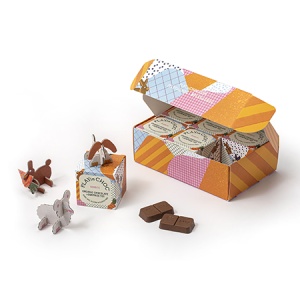 Colecție Cadou cu Jucărie "ToyChoc Box" - Colecția Iepurași (2x10g) - Img 2
