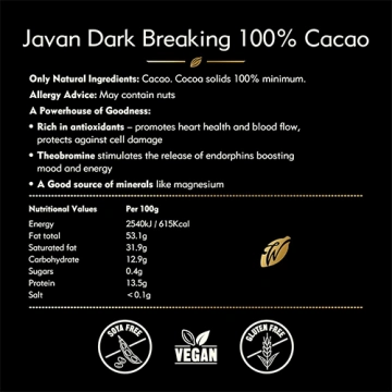 Masa de cacao 100% Java