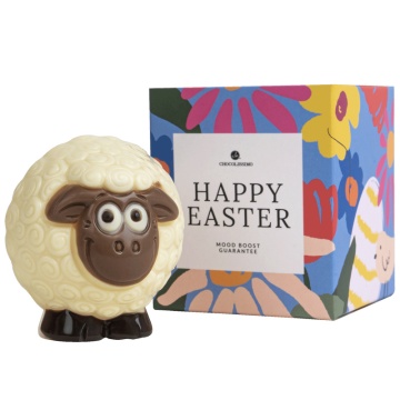 Ciocolată în formă de oiță Choco Sheep White