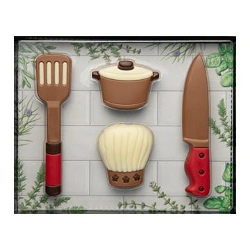 Set Unelte Bucătărie din ciocolată