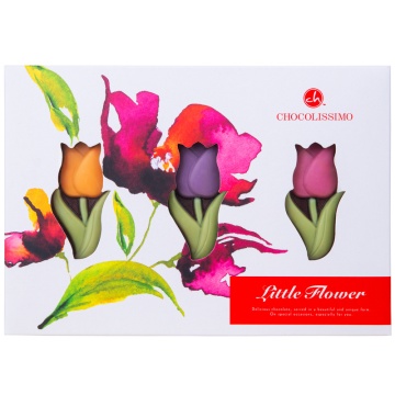 Ciocolată în formă de lalele ChocoBouquette - 3 Tulips