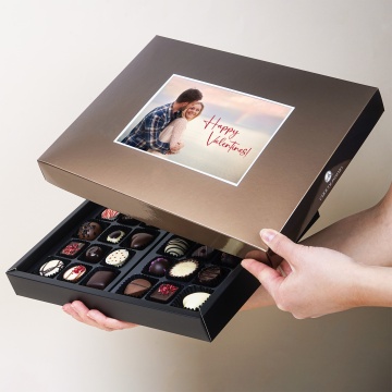 Cutie cu praline din ciocolată Postcard Maxi Valentine's - Img 2