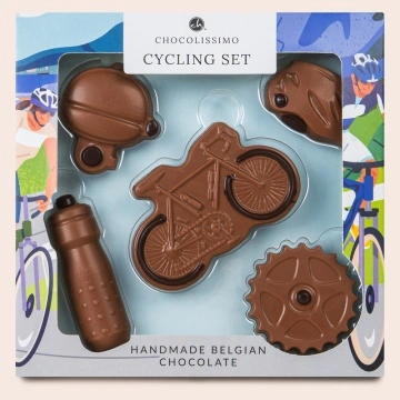 Figurine din ciocolata pentru pasionatii de bicicleta