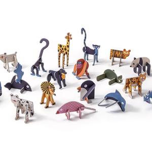 Colecție Cadou cu Jucărie "ToyChoc Box" - Animale Sălbatice (2x10g) - Img 3