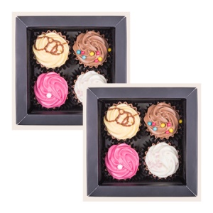 Colecție Premium "Chocolate Cupcakes" - 8 Praline Artizanale - Img 2